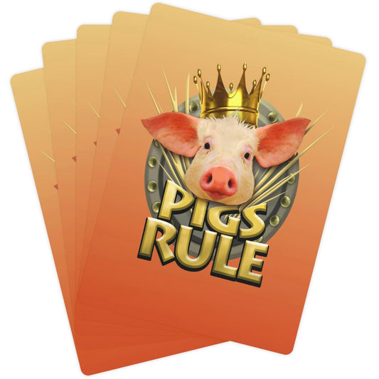 Pigs Rule Poker Playing Cards