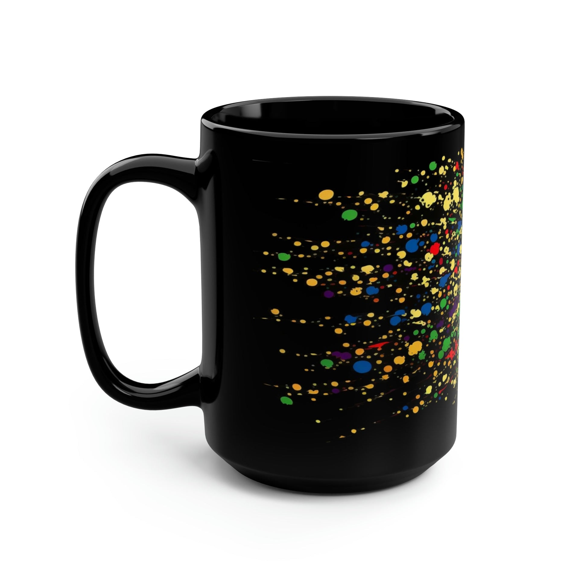 Pop Art Splatter Soccer Design 15 oz Coffee Mug Gift