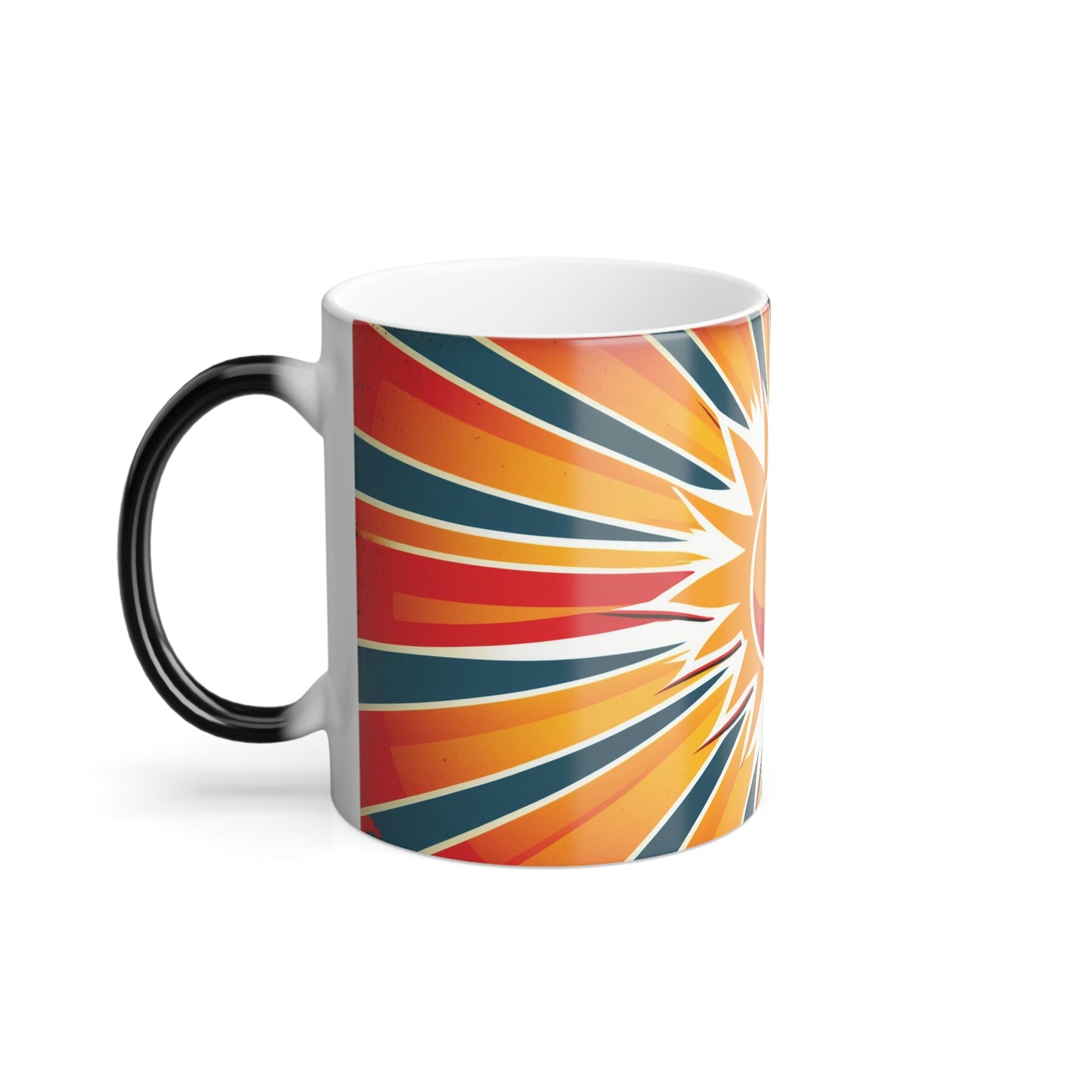 Pop Art Sunrise - Magic Mug - Perfect Gift for the Camper, Hiker, Lake House or as a House Warming Present