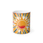 Pop Art Sunrise - Magic Mug - Perfect Gift for the Camper, Hiker, Lake House or as a House Warming Present