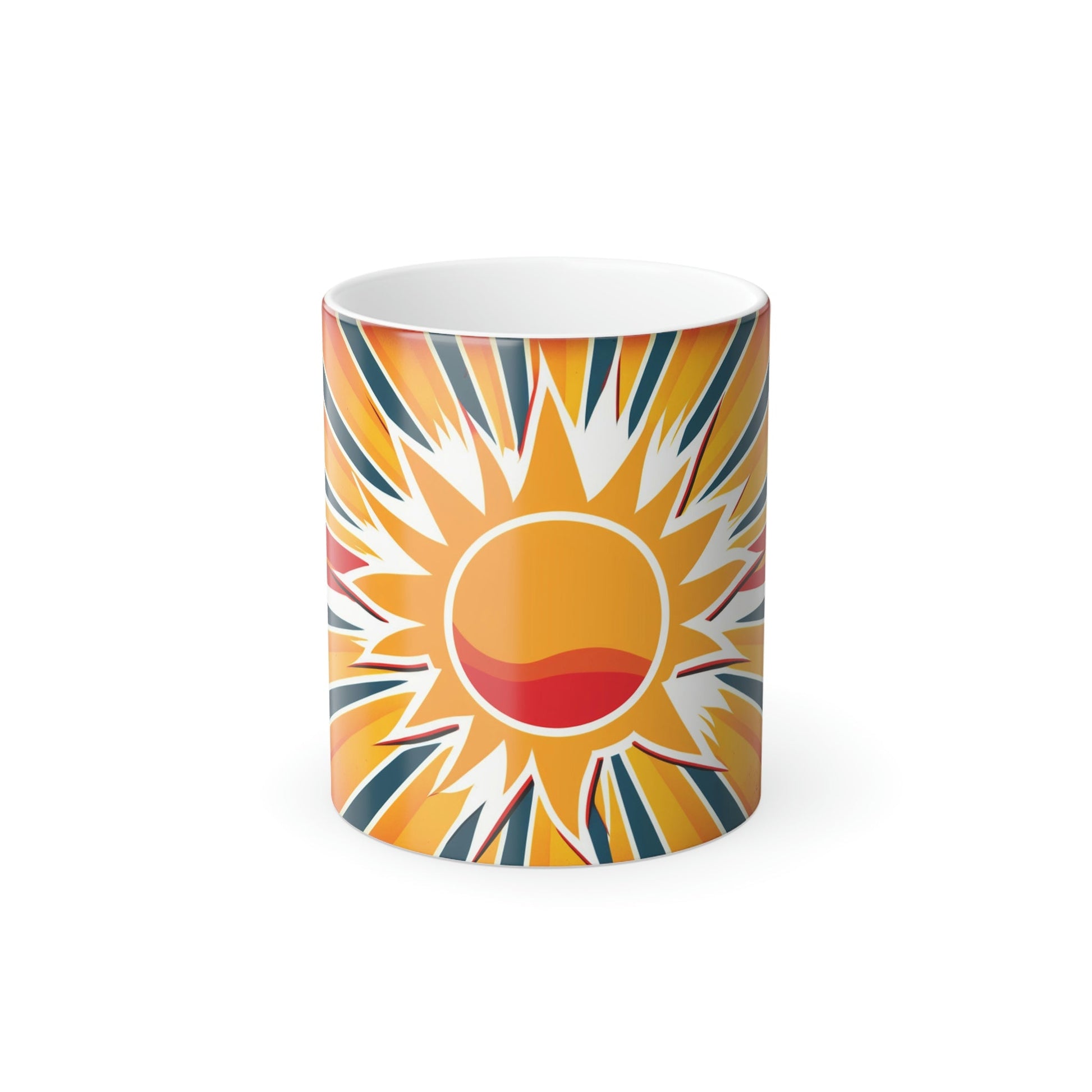 Pop Art Sunrise - Magic Mug - Perfect Gift for the Camper, Hiker, Lake House or as a House Warming Present