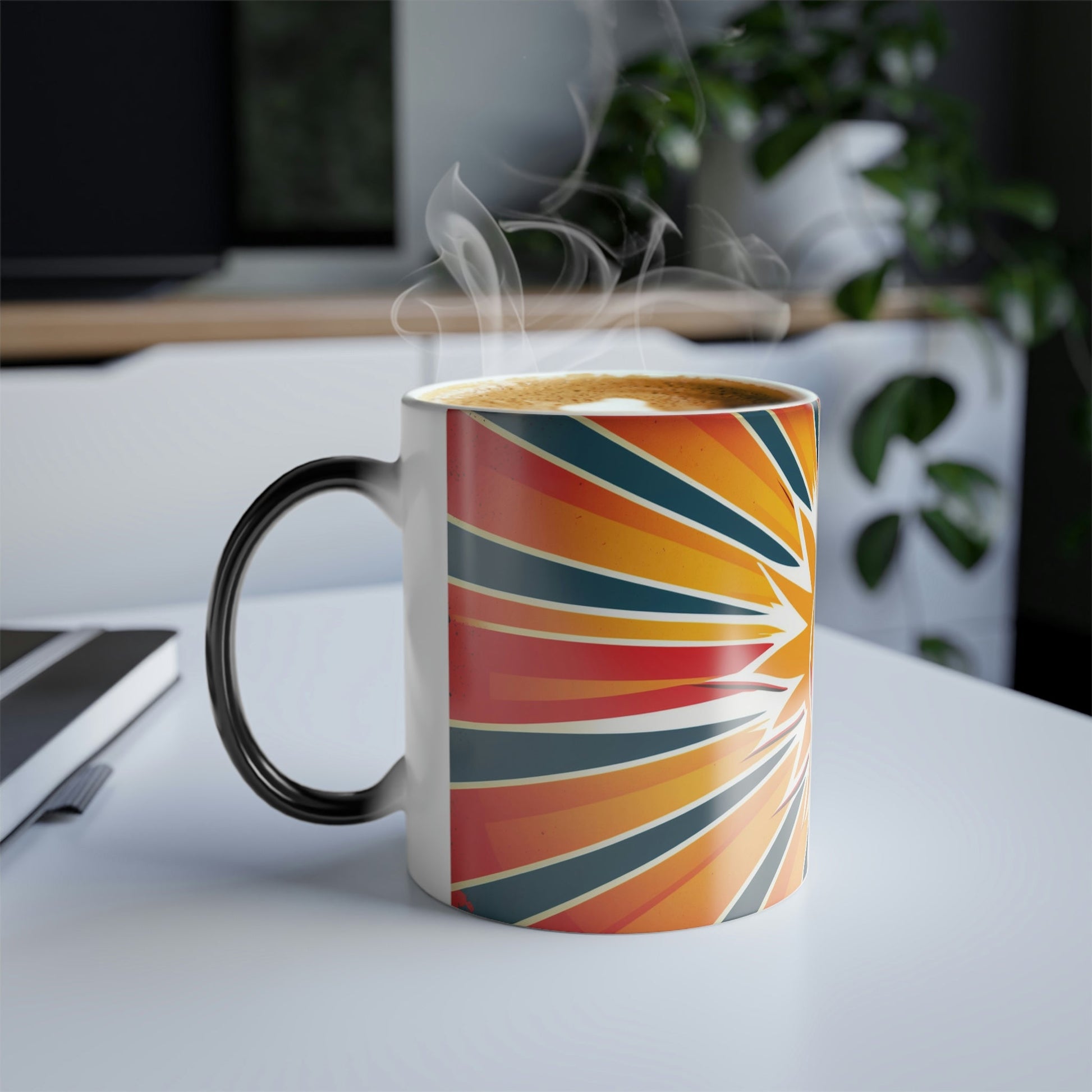 Pop Art Sunrise - Magic Mug - Perfect Gift for the Camper, Hiker, Lake House or as a House Warming Present