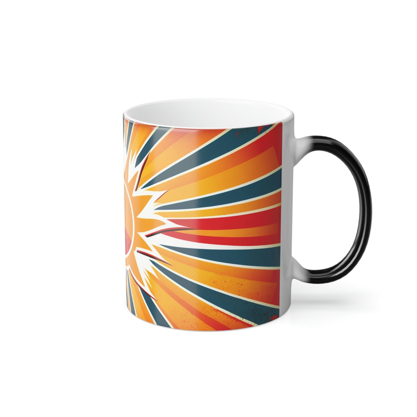 Pop Art Sunrise - Magic Mug - Perfect Gift for the Camper, Hiker, Lake House or as a House Warming Present