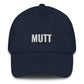 Proud mutt. 6 panel unconstructed low profile cap hat