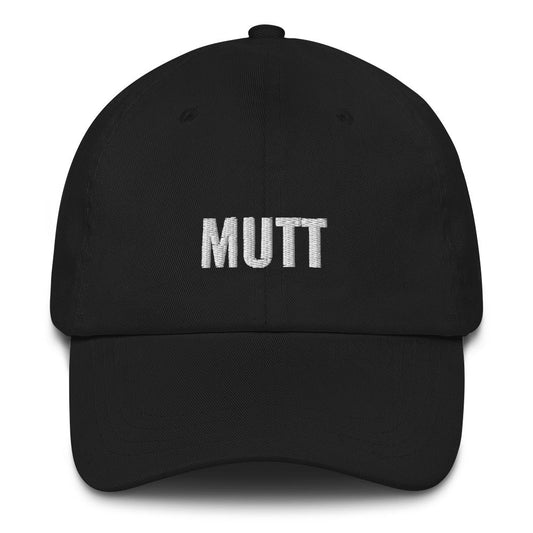 Proud mutt. 6 panel unconstructed low profile cap hat