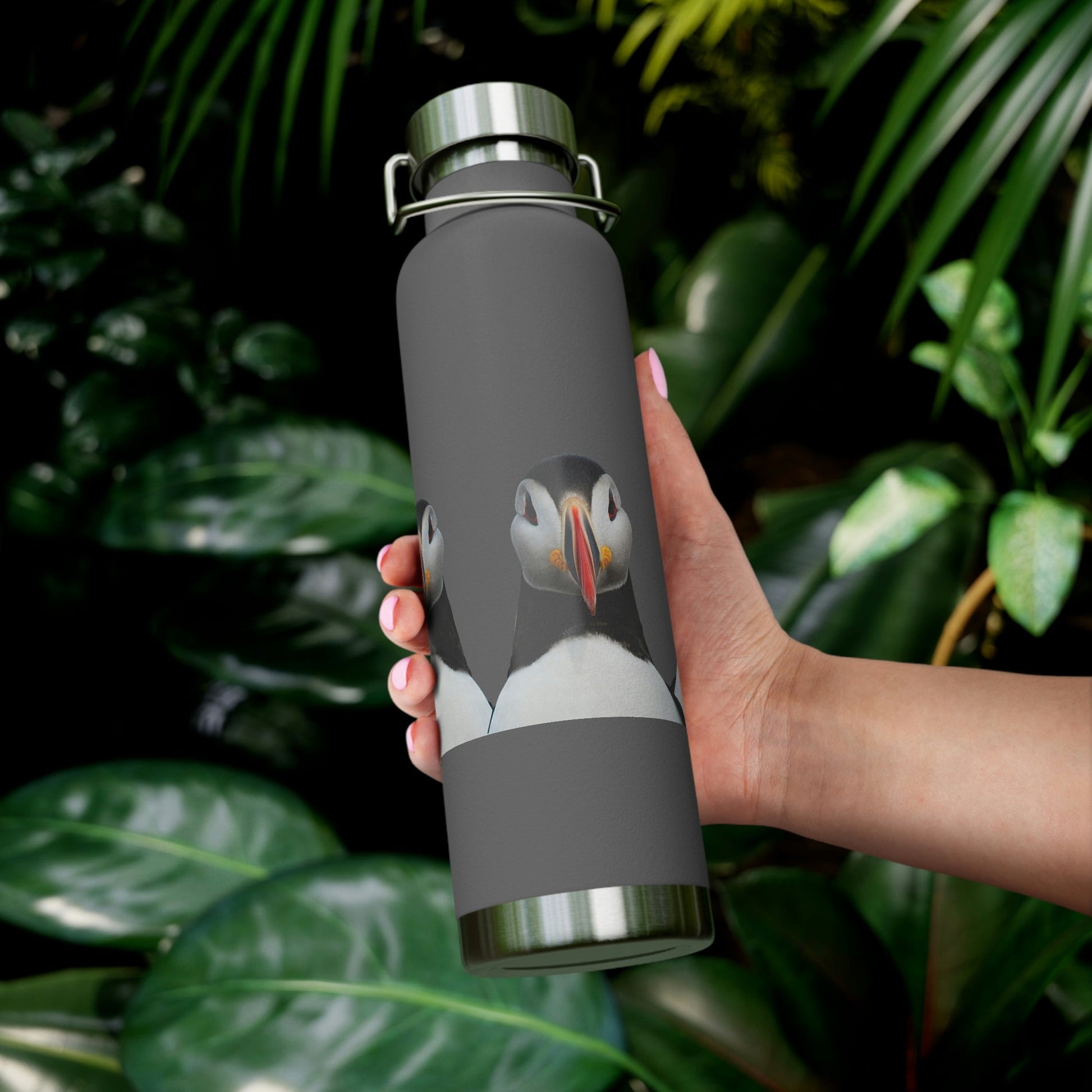 Puffins | Copper Vacuum Insulated Bottle, 22oz