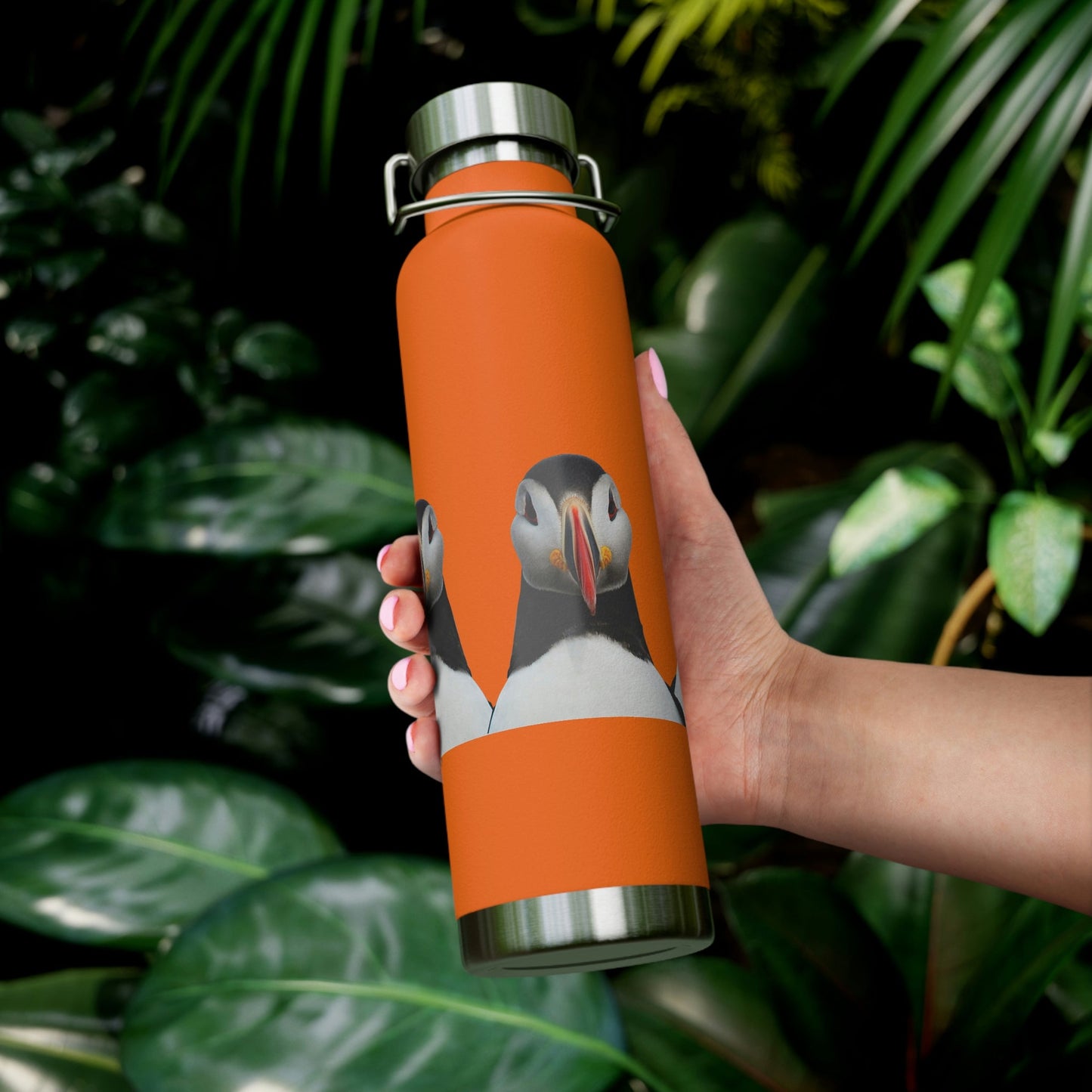 Puffins | Copper Vacuum Insulated Bottle, 22oz