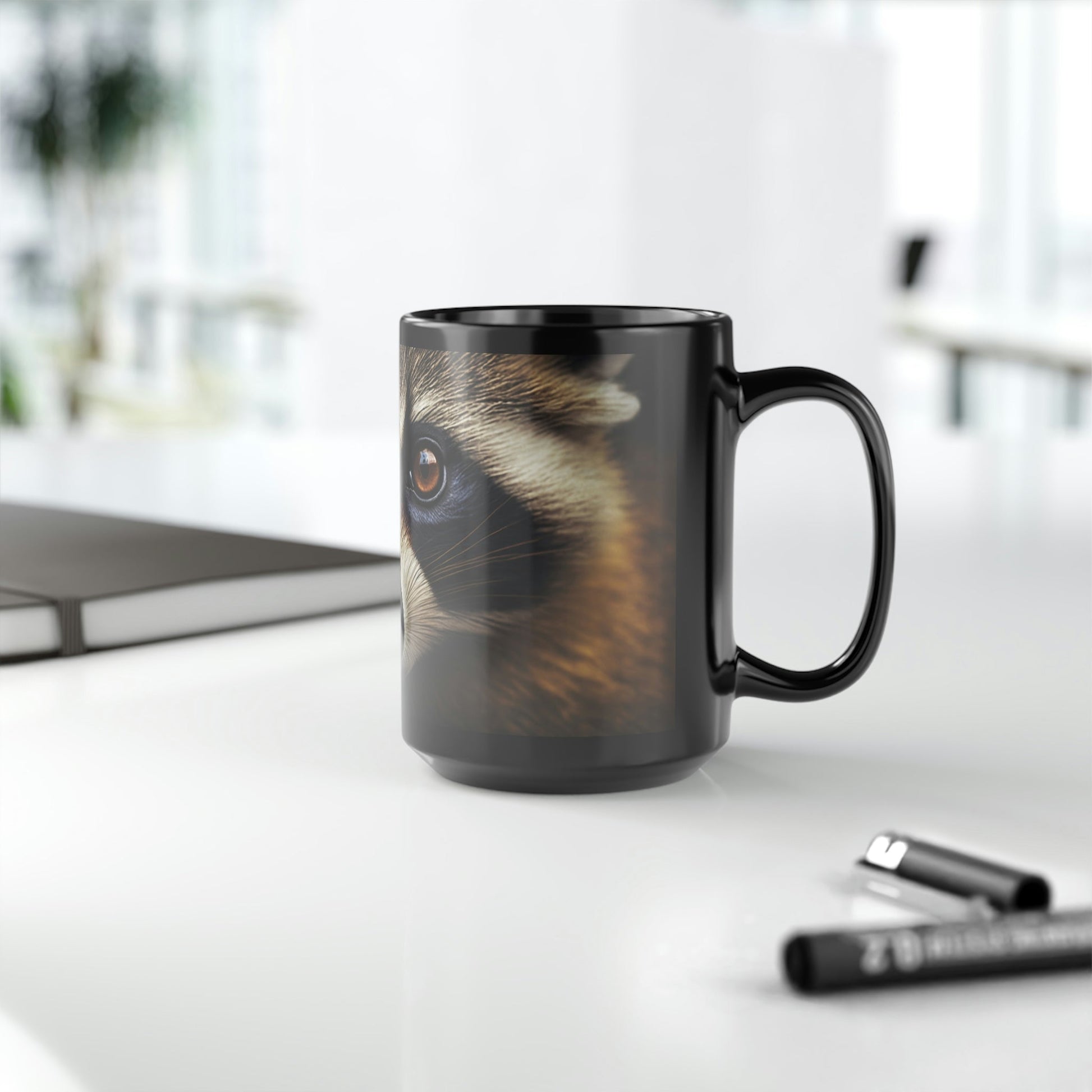 Raccoon Eyes - 15 oz Coffee Mug