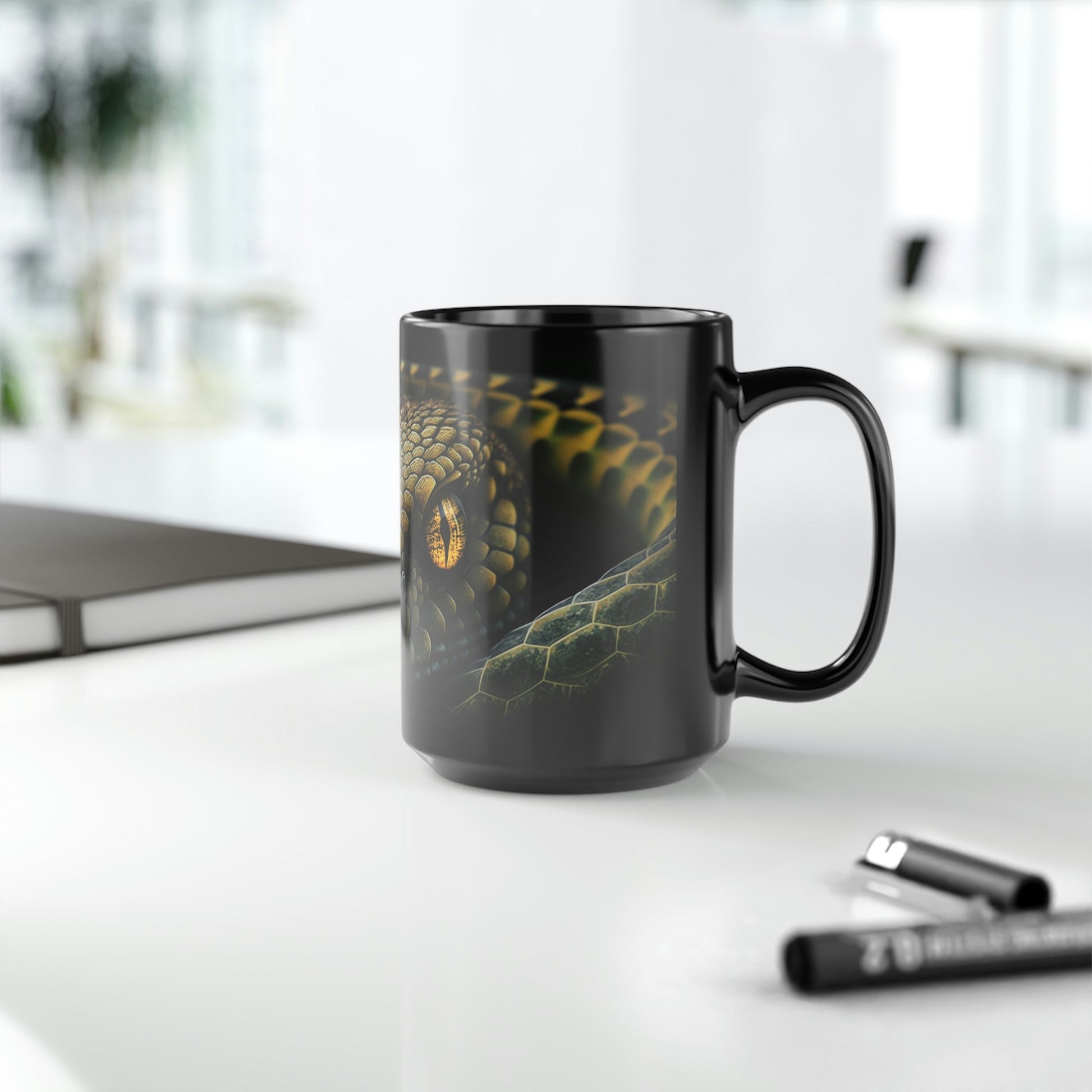 Rattlesnake Eyes - 15 oz Coffee Mug