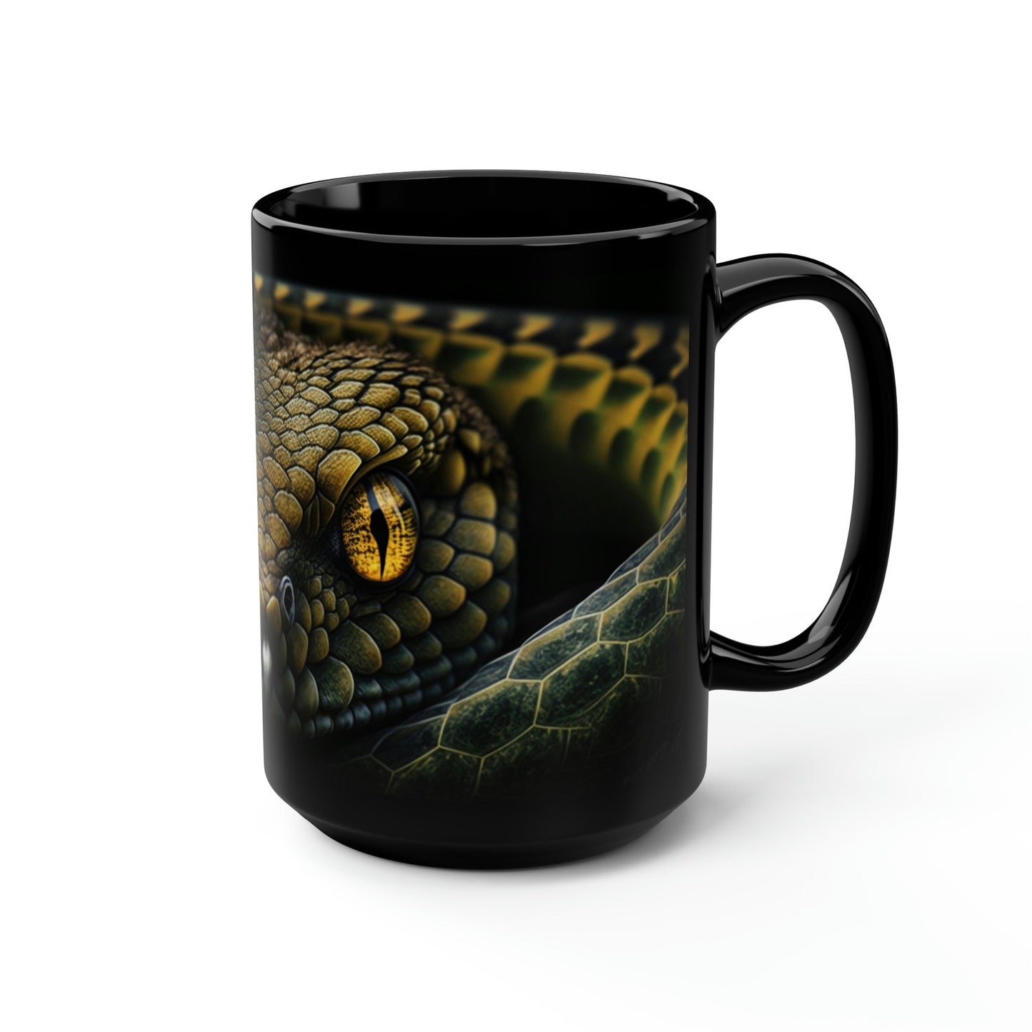 Rattlesnake Eyes - 15 oz Coffee Mug