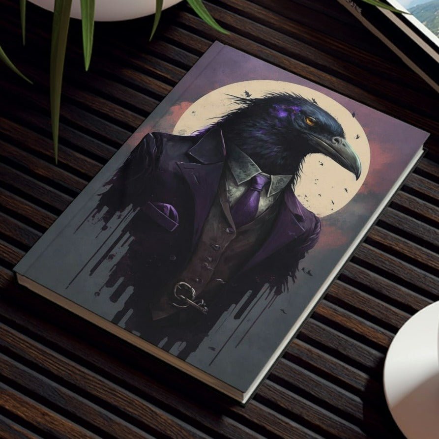 Raven Notebook - Mr. Raven - Hard Backed Journal