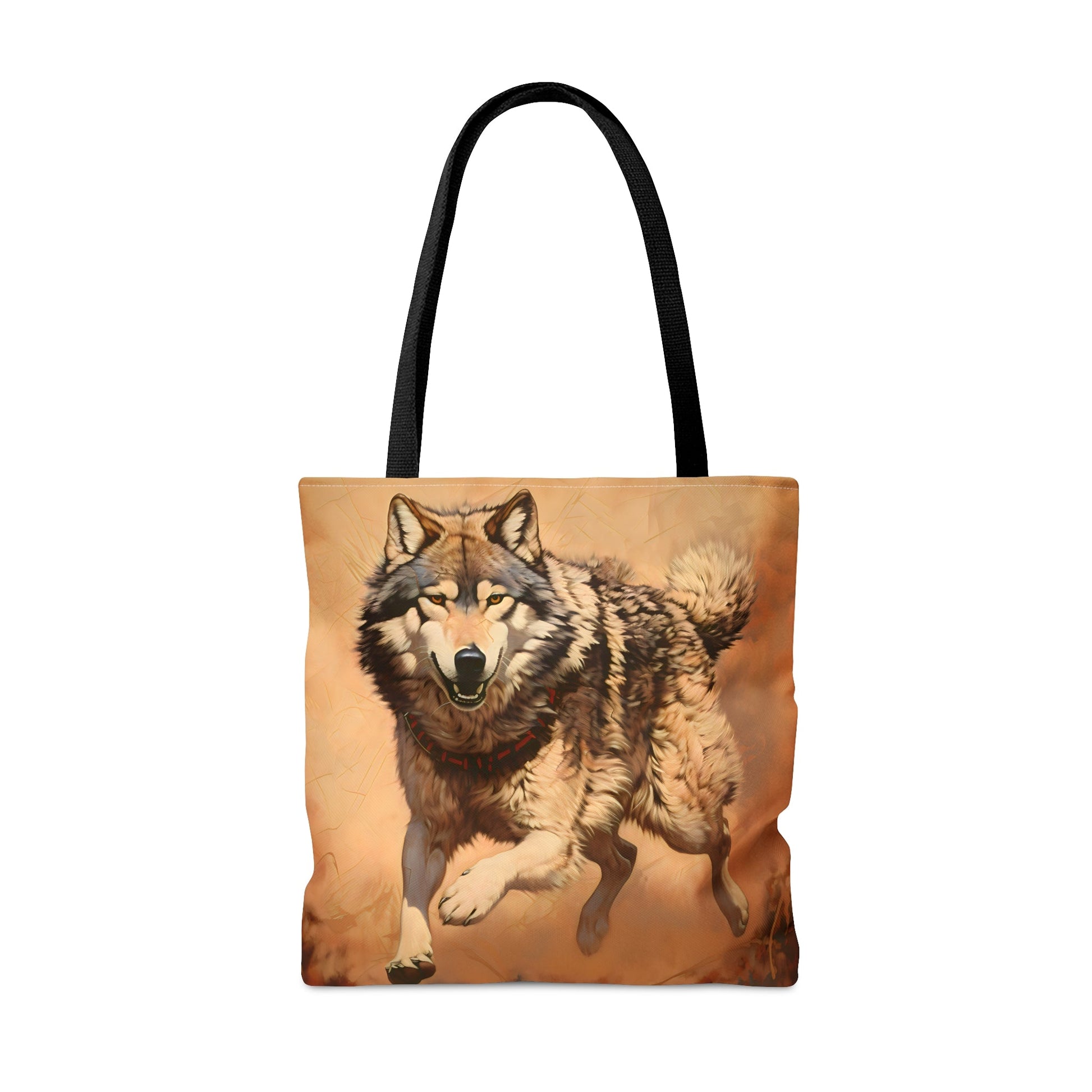 Running Wolf Tote Bag