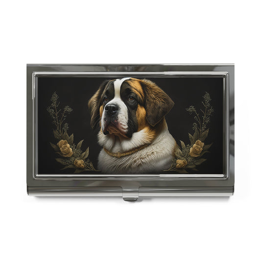 Saint Bernard Business Card Holder