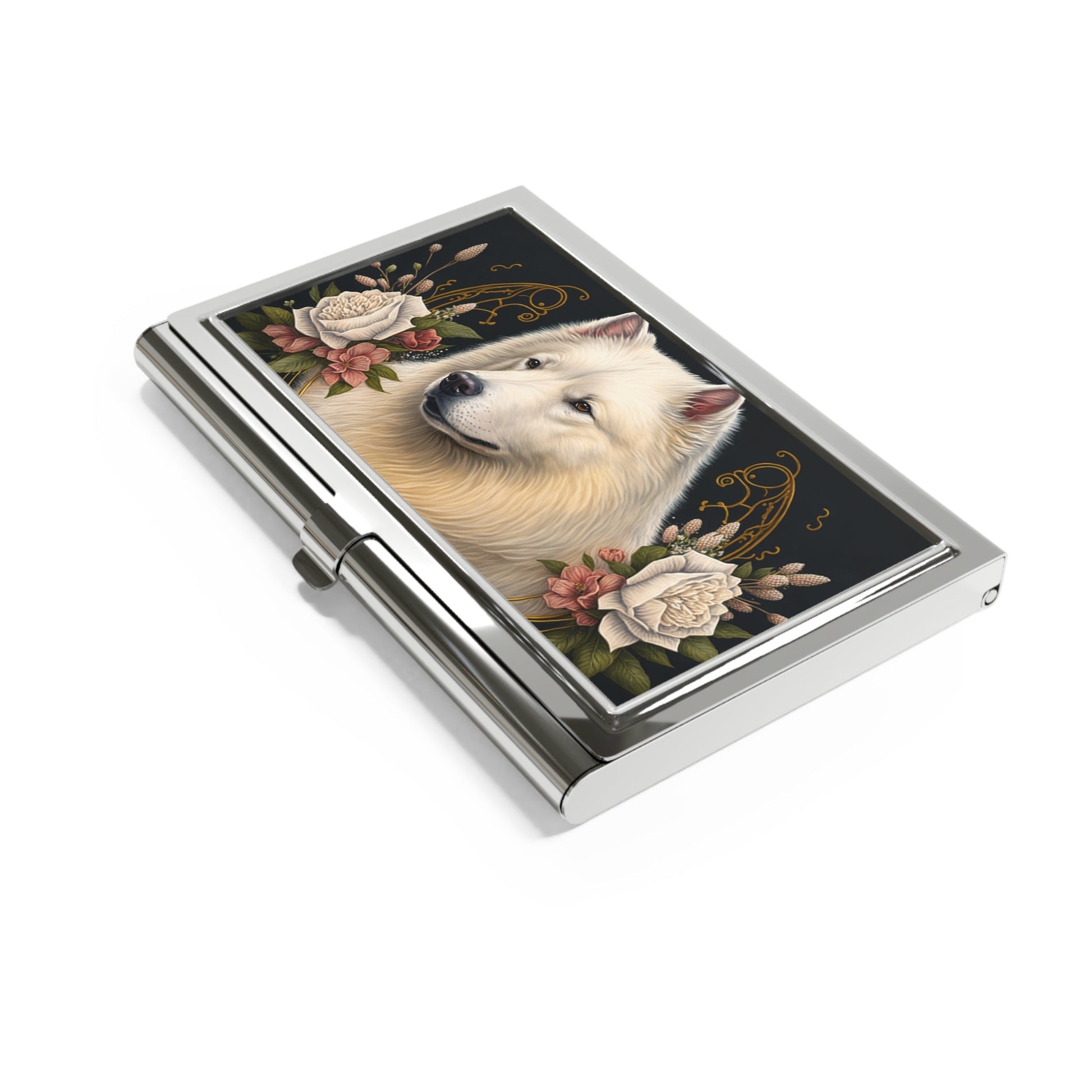 Samoyed Dog Business Card Holder