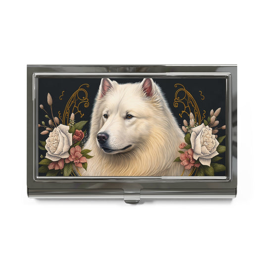 Samoyed Dog Business Card Holder