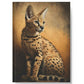 Savannah Cat Notebook - Portrait - Cat Inspirations - Hard Backed Journal