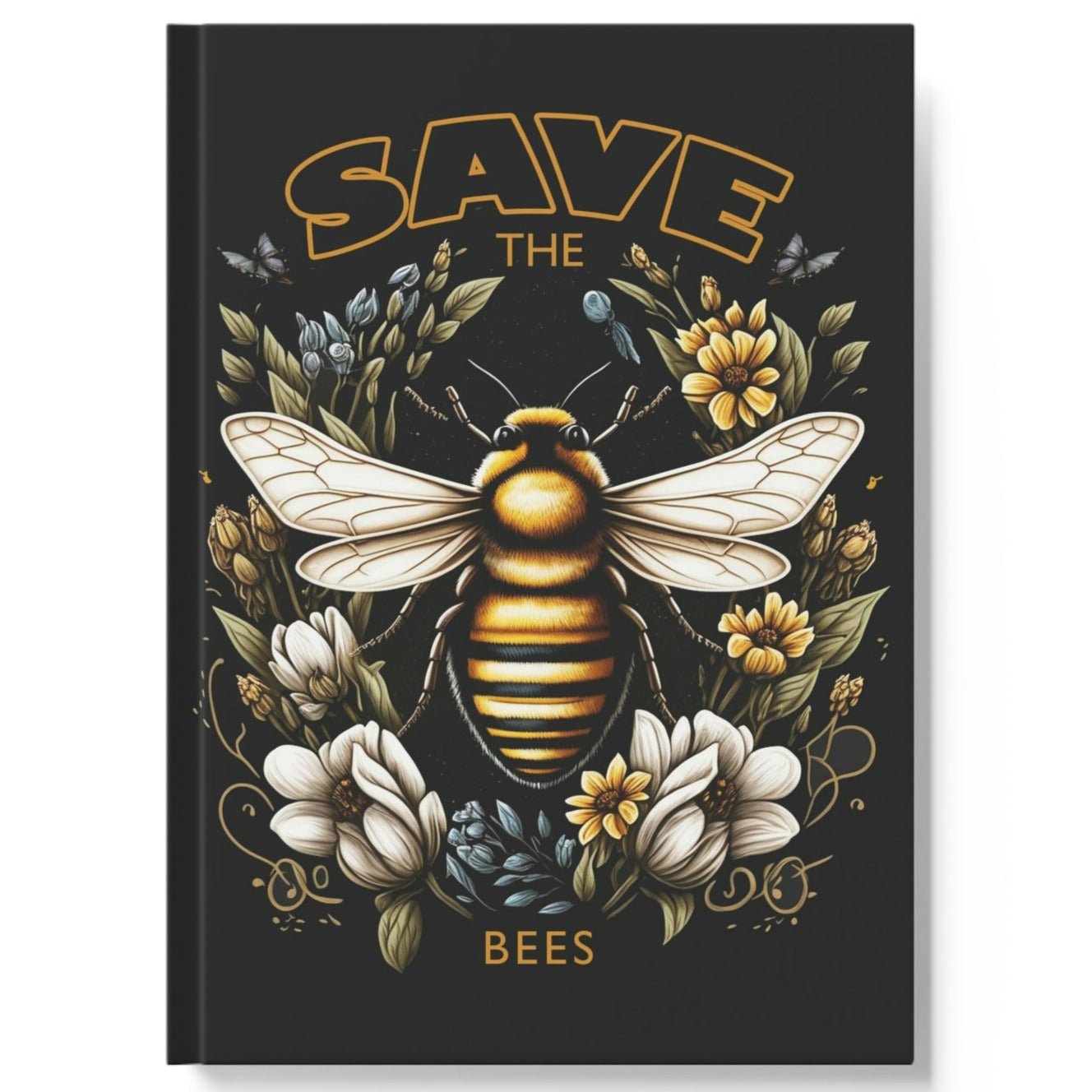 Save The Bees Hard Backed Journal