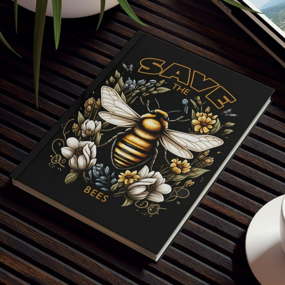 Save The Bees Hard Backed Journal