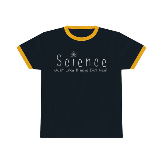 Science - Just Like Magic But Real Ringer Tee | Science Gift for Teachers and Other Brilliant People