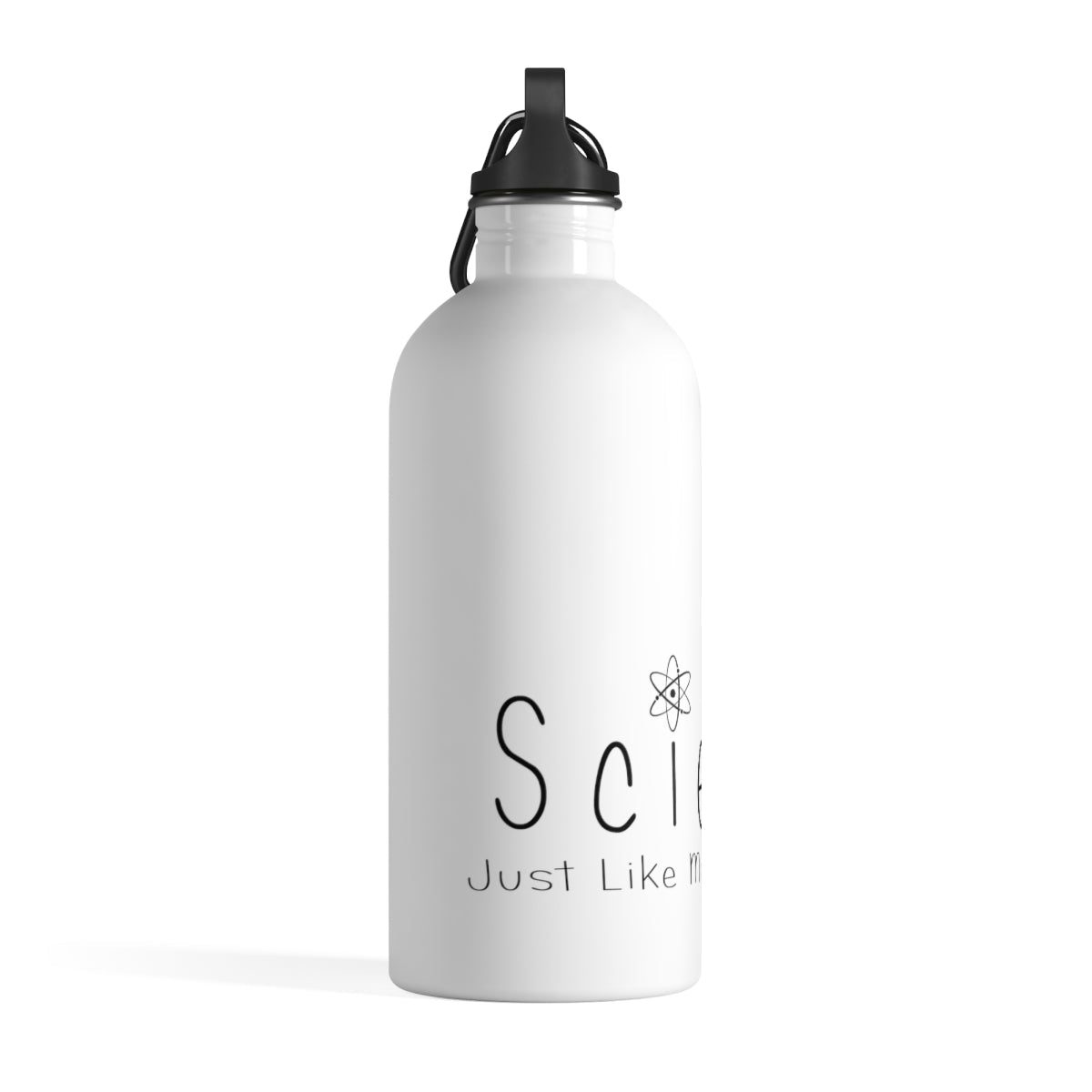 Science - Just Like Magic But Real - Stainless Steel Water Bottle | Great gift for scientist, teacher and other brilliant people