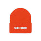 Science Knit Beanie | Great gift for the scientist, teacher or other brilliant people
