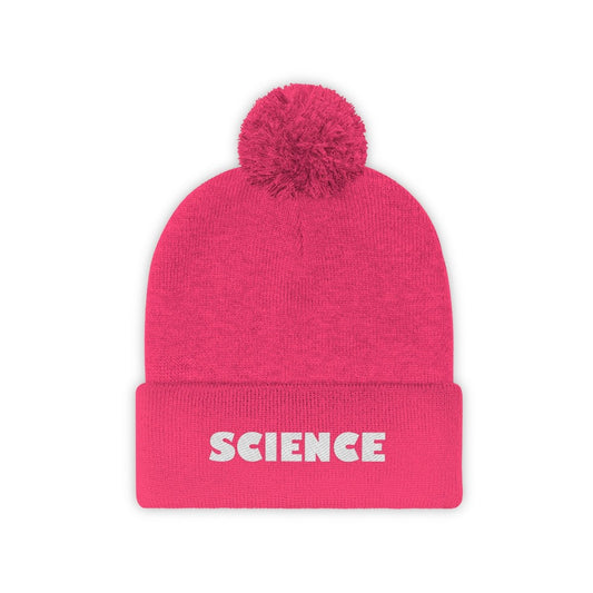 Science Pom Pom Beanie | Great gift for the scientist, teacher or other brilliant people