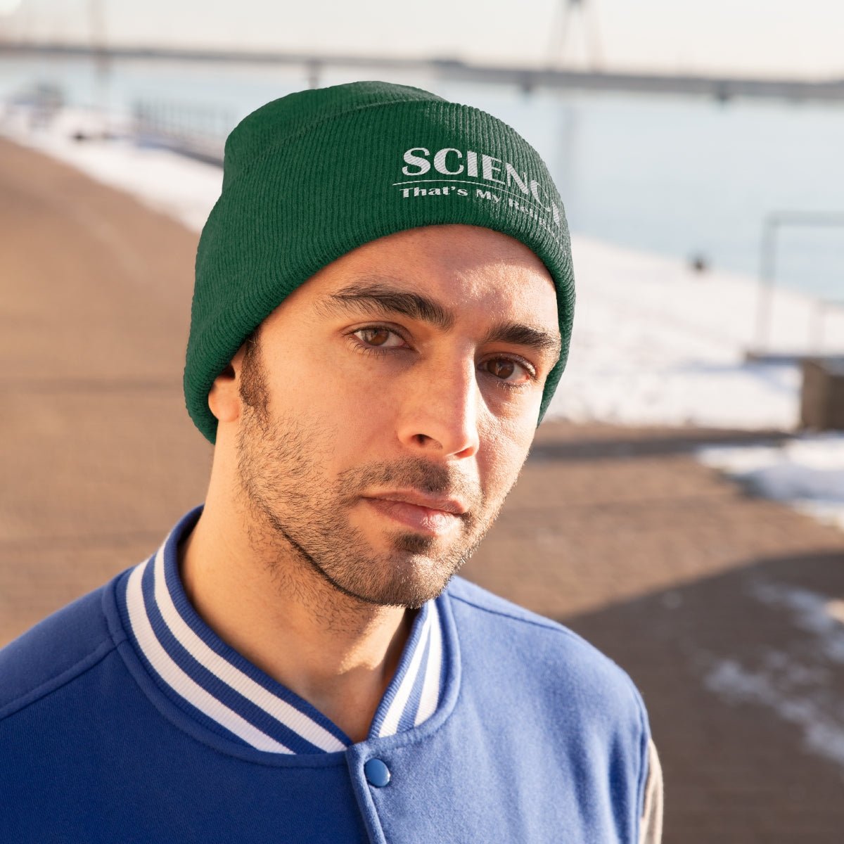 SCIENCE - That's My Religion Knit Beanie | Gift for Scientists, Teachers, Engineers and other Brilliant People