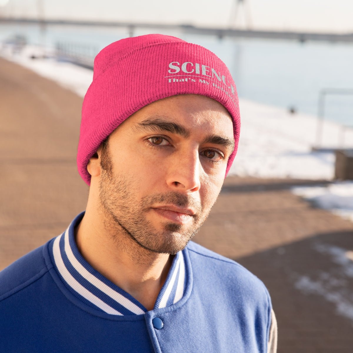 SCIENCE - That's My Religion Knit Beanie | Gift for Scientists, Teachers, Engineers and other Brilliant People