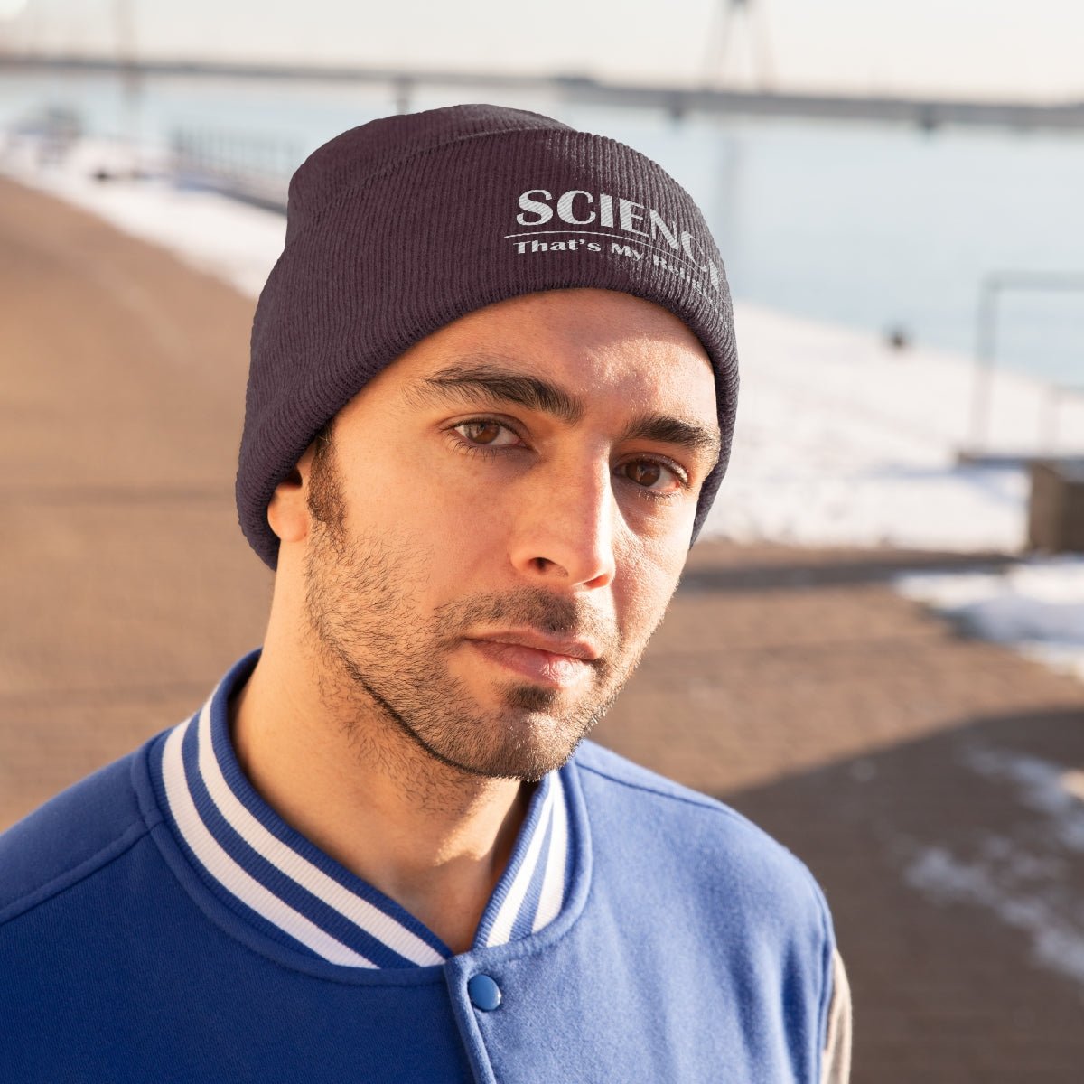 SCIENCE - That's My Religion Knit Beanie | Gift for Scientists, Teachers, Engineers and other Brilliant People