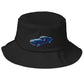Shelby Mustang Old School Bucket Hat for the Classic Car Road Rally Enthusiast