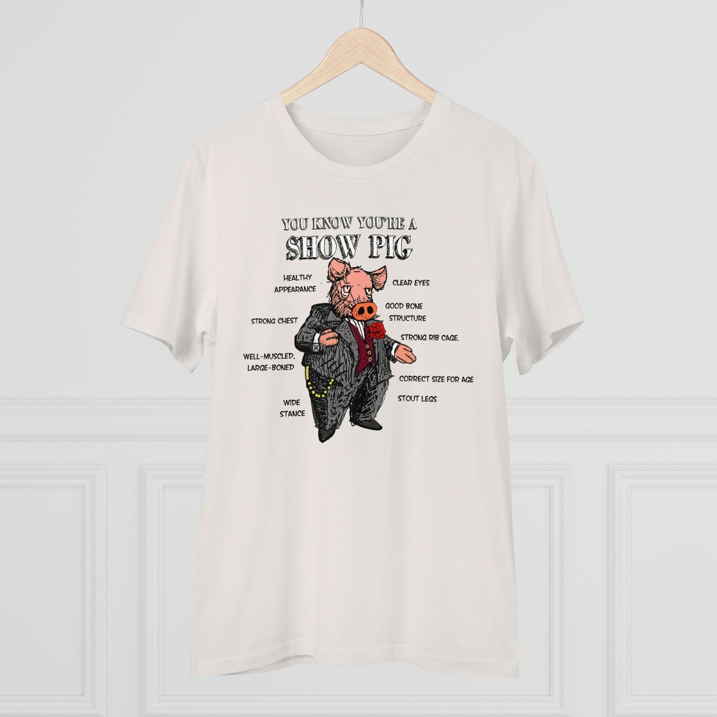 Show Pig Organic Creator T-shirt - Unisex