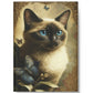 Siamese Cat Notebook - Vintage - Cat Inspirations - Hard Backed Journal