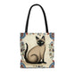 Siamese Cat Tote Bag - Cute Cottagecore Totebag Makes the Perfect Gift
