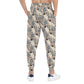 Siamese Cats Pattern Athletic Joggers