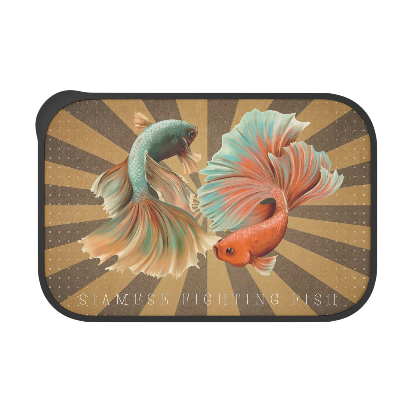 Siamese Fighting Fish (Bettas) | PLA Bento Box with Band and Utensils