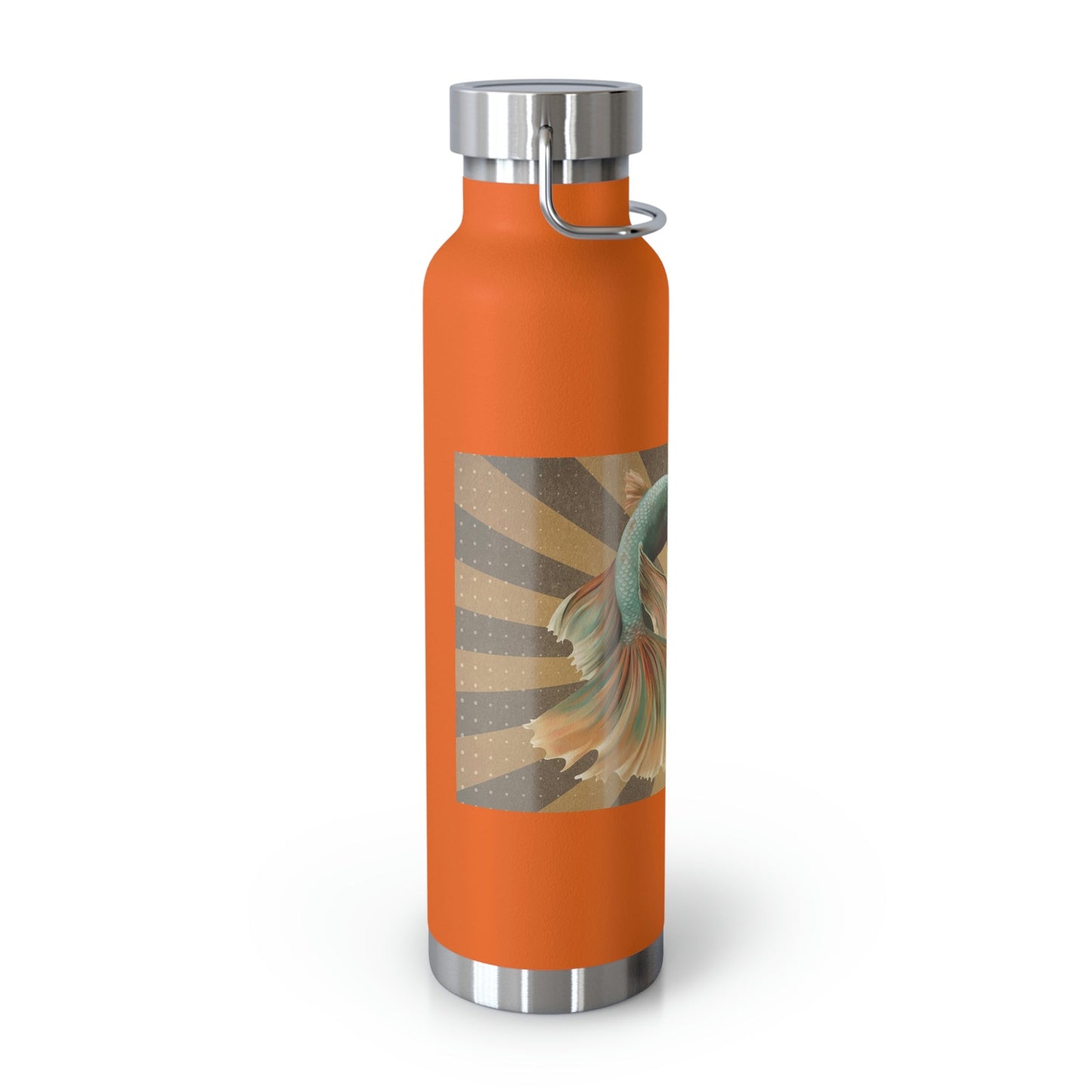 Siamese Fighting Fish | Copper Vacuum Insulated Bottle, 22oz