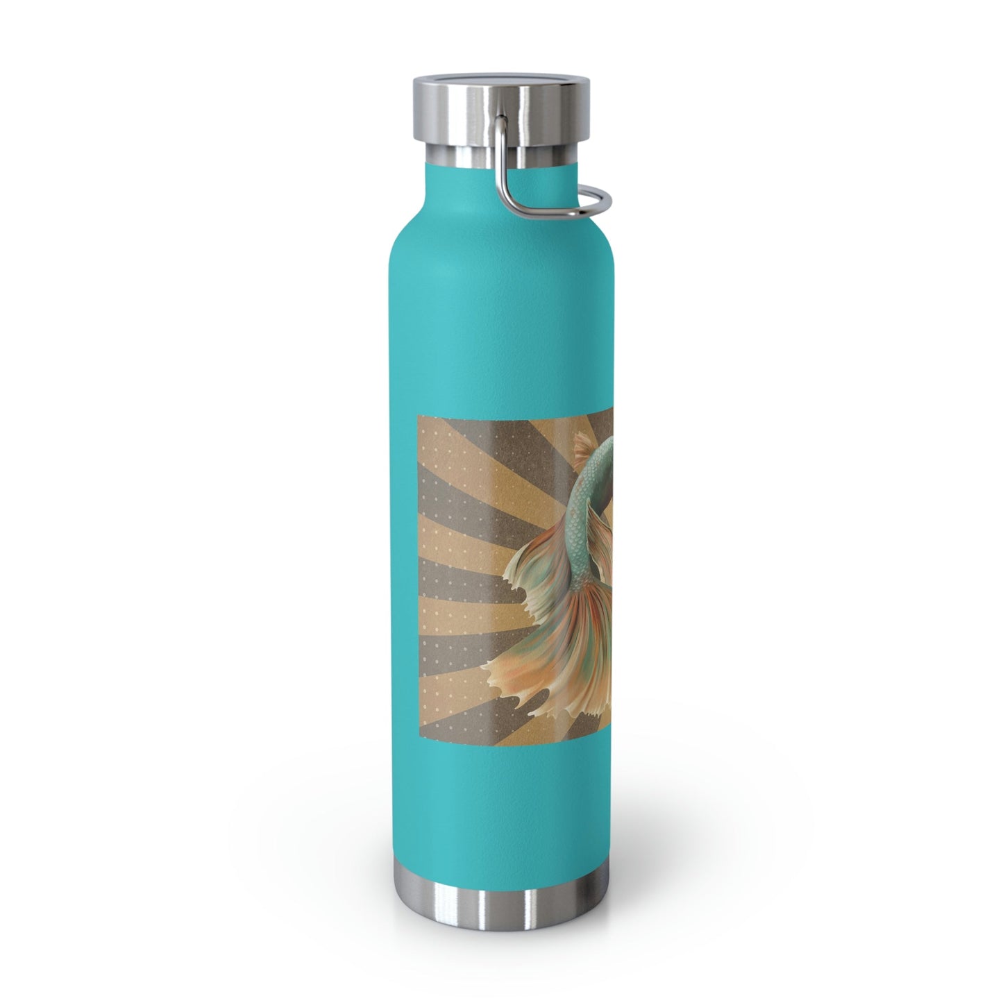 Siamese Fighting Fish | Copper Vacuum Insulated Bottle, 22oz