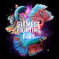 Siamese Fighting Fish Heavy Cotton T-Shirt