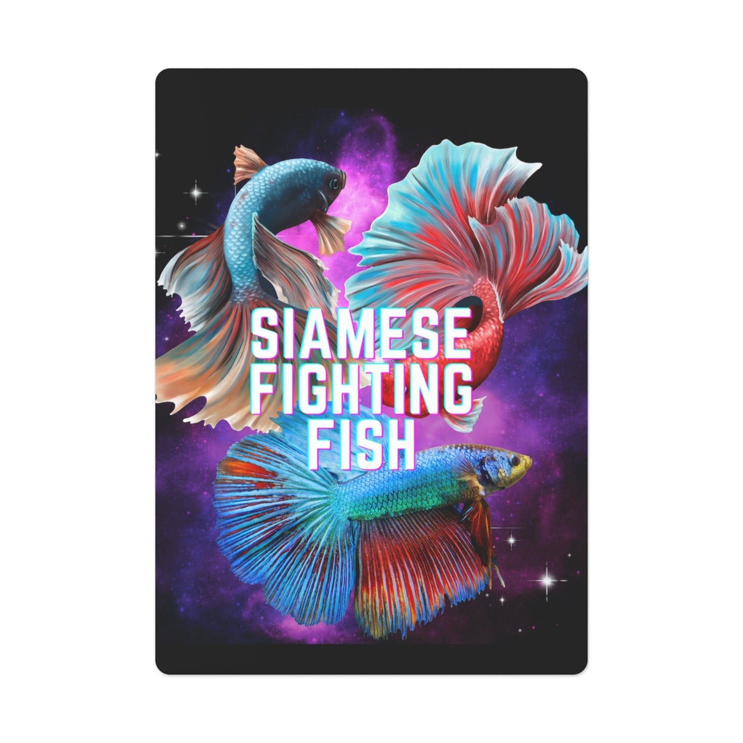 Siamese Fighting Fish Poker Playing Cards