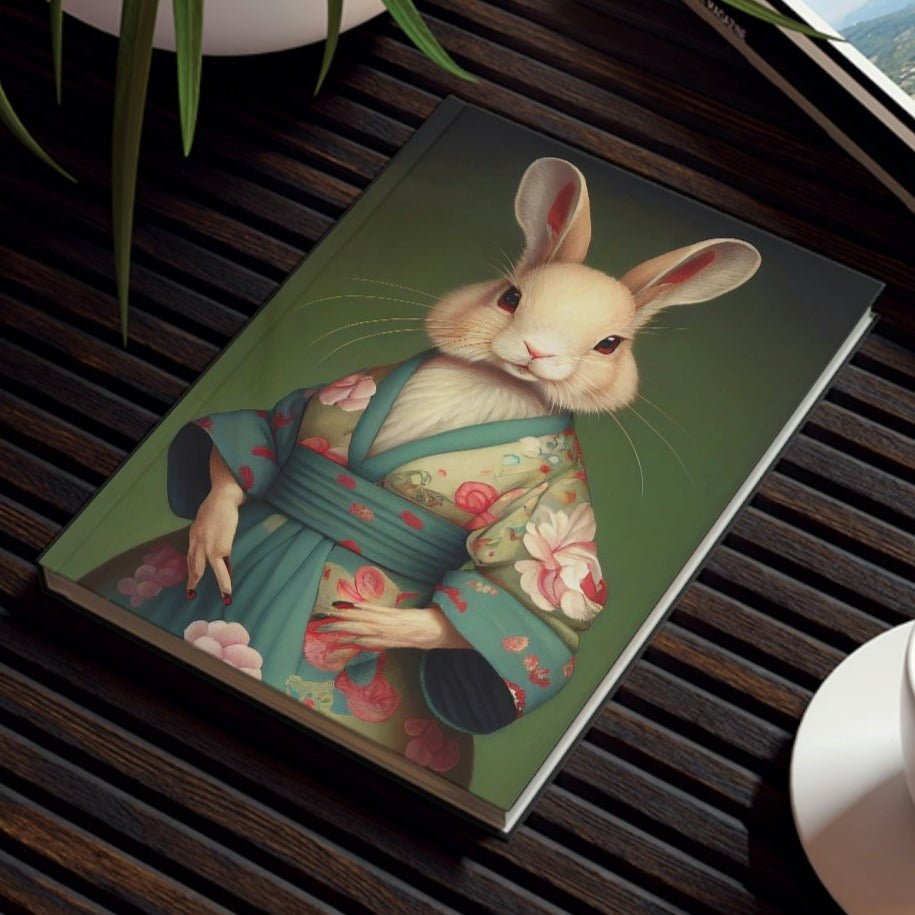 Sister has a New Robe Rabbit Hard Backed Journal