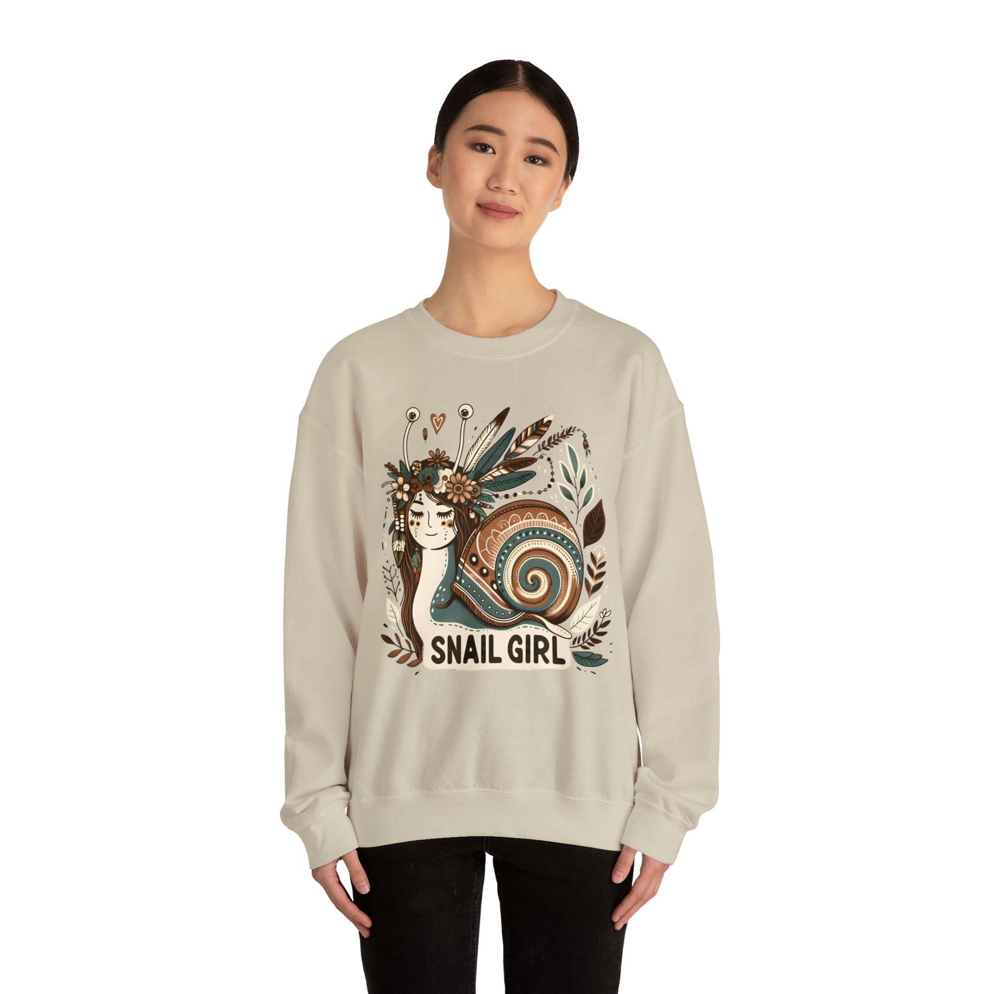 Snail Girl BOHO Sweatshirt