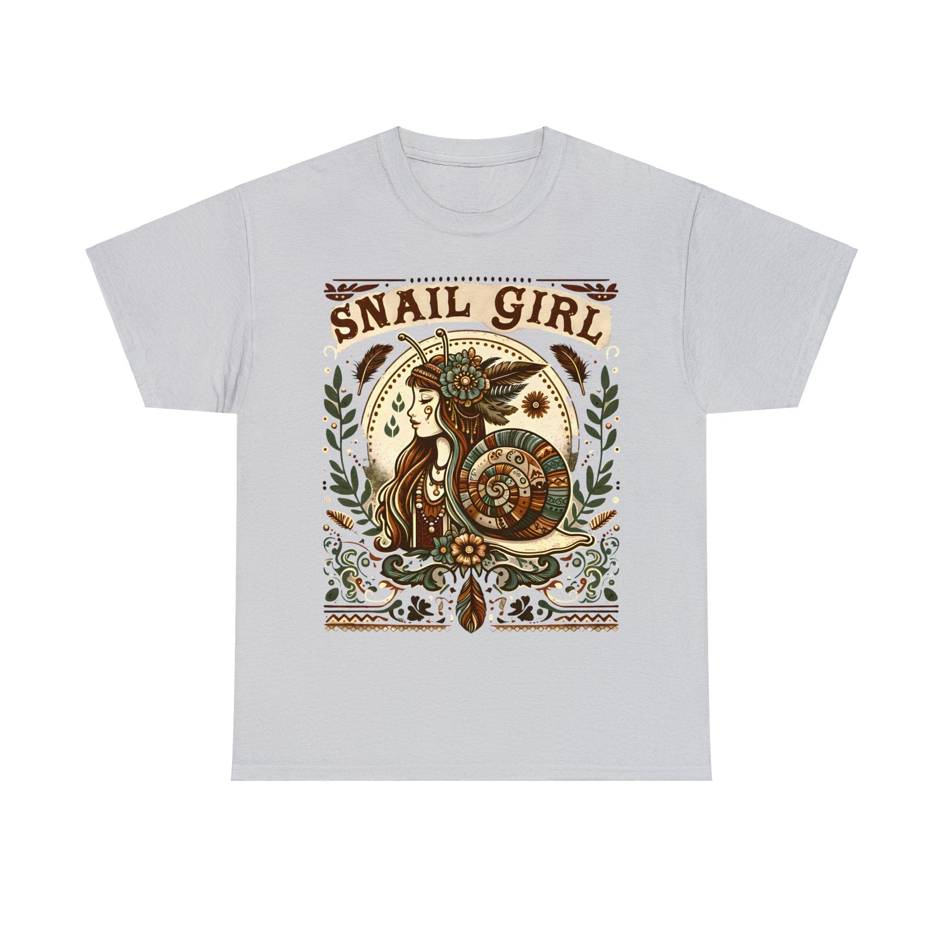 Snail Girl Mid-Century Modern Shirt