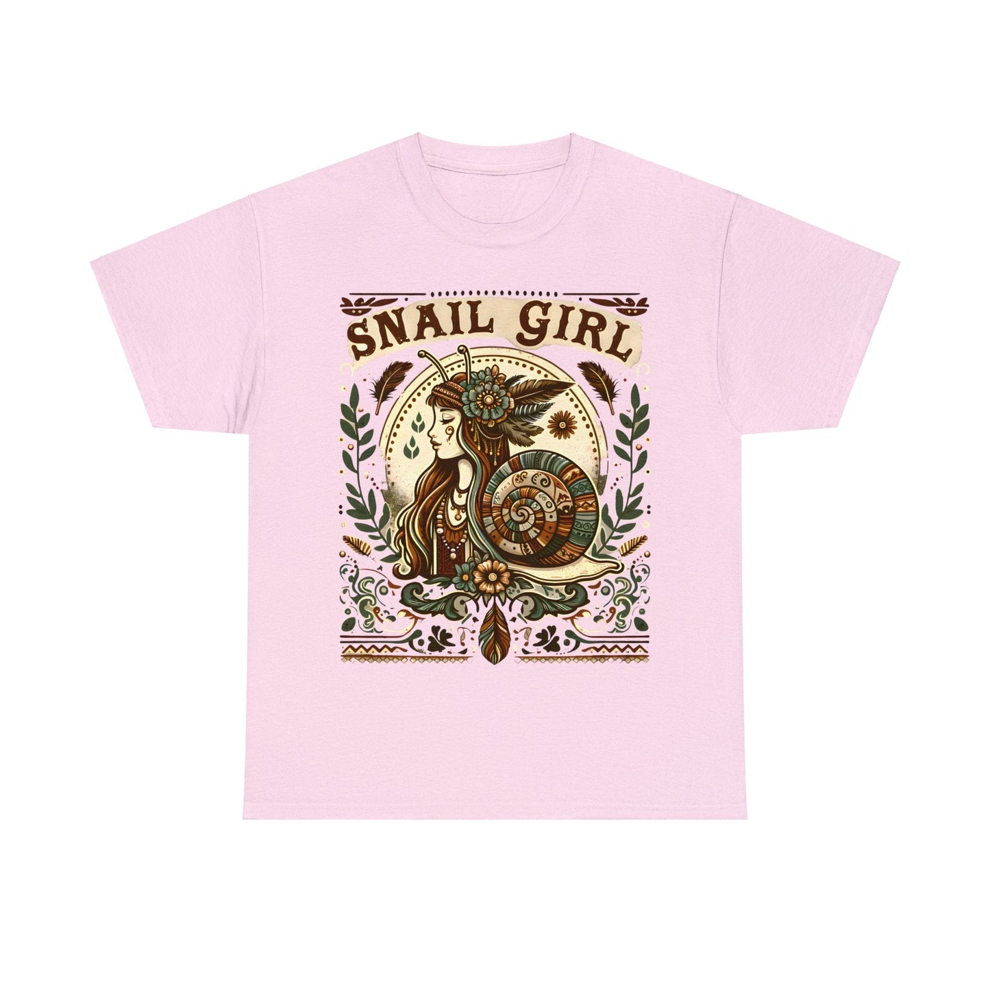 Snail Girl Mid-Century Modern Shirt