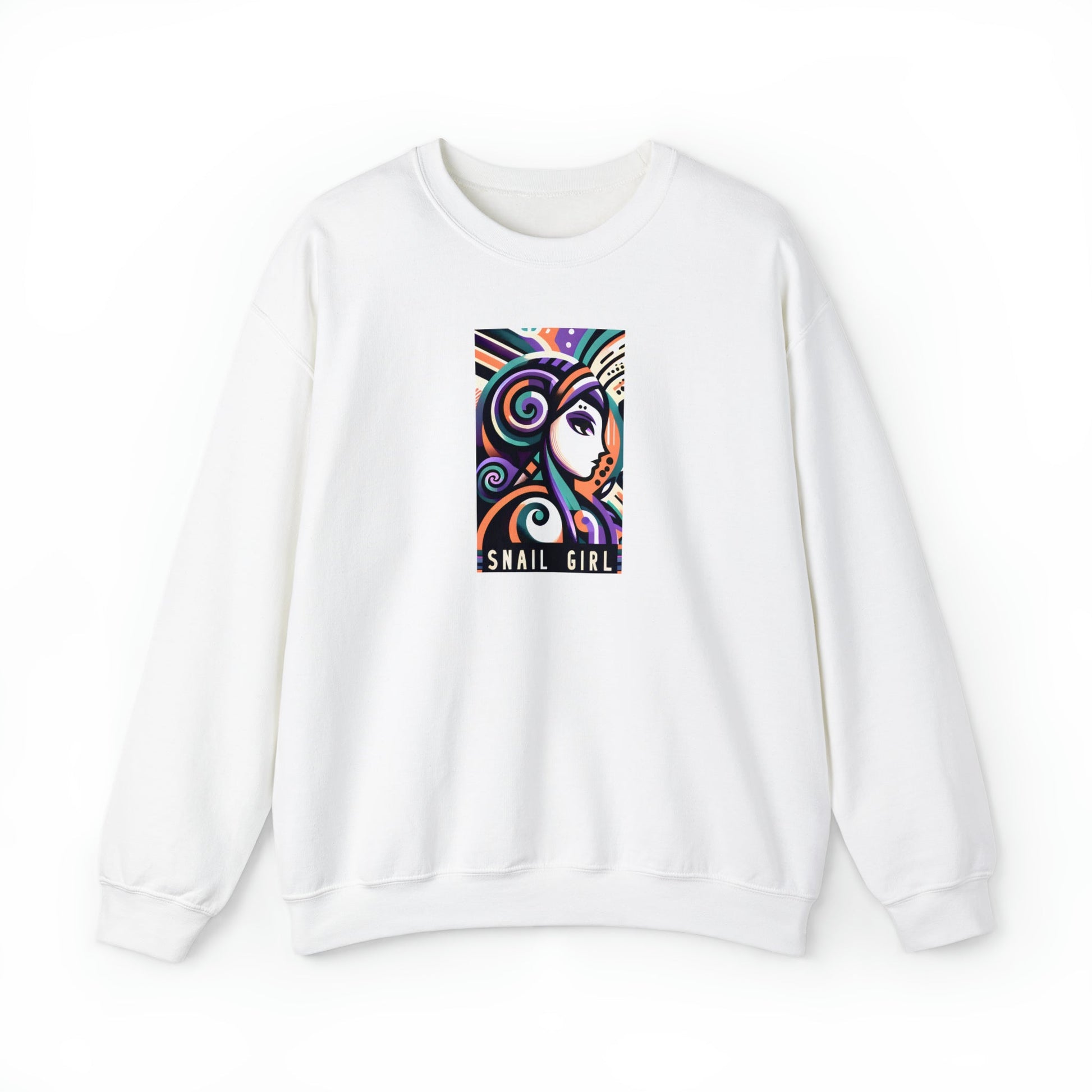 Snail Girl Mid-Century Modern Sweatshirt