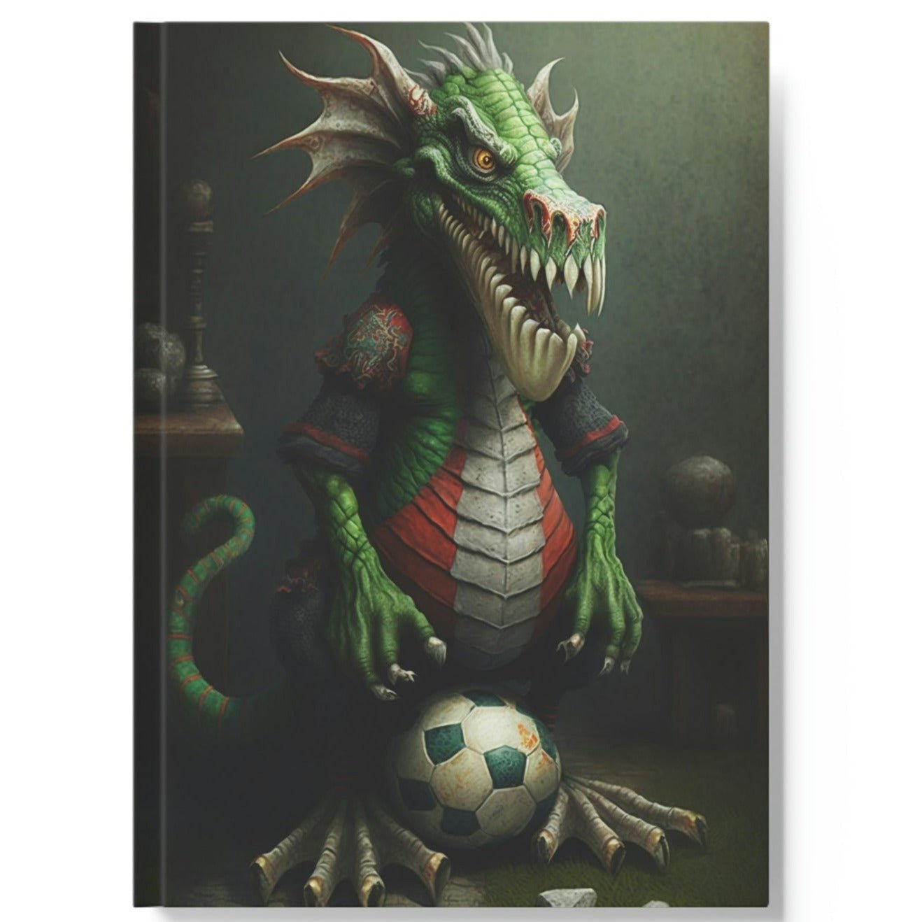 Soccer Dragon Hard Backed Journal