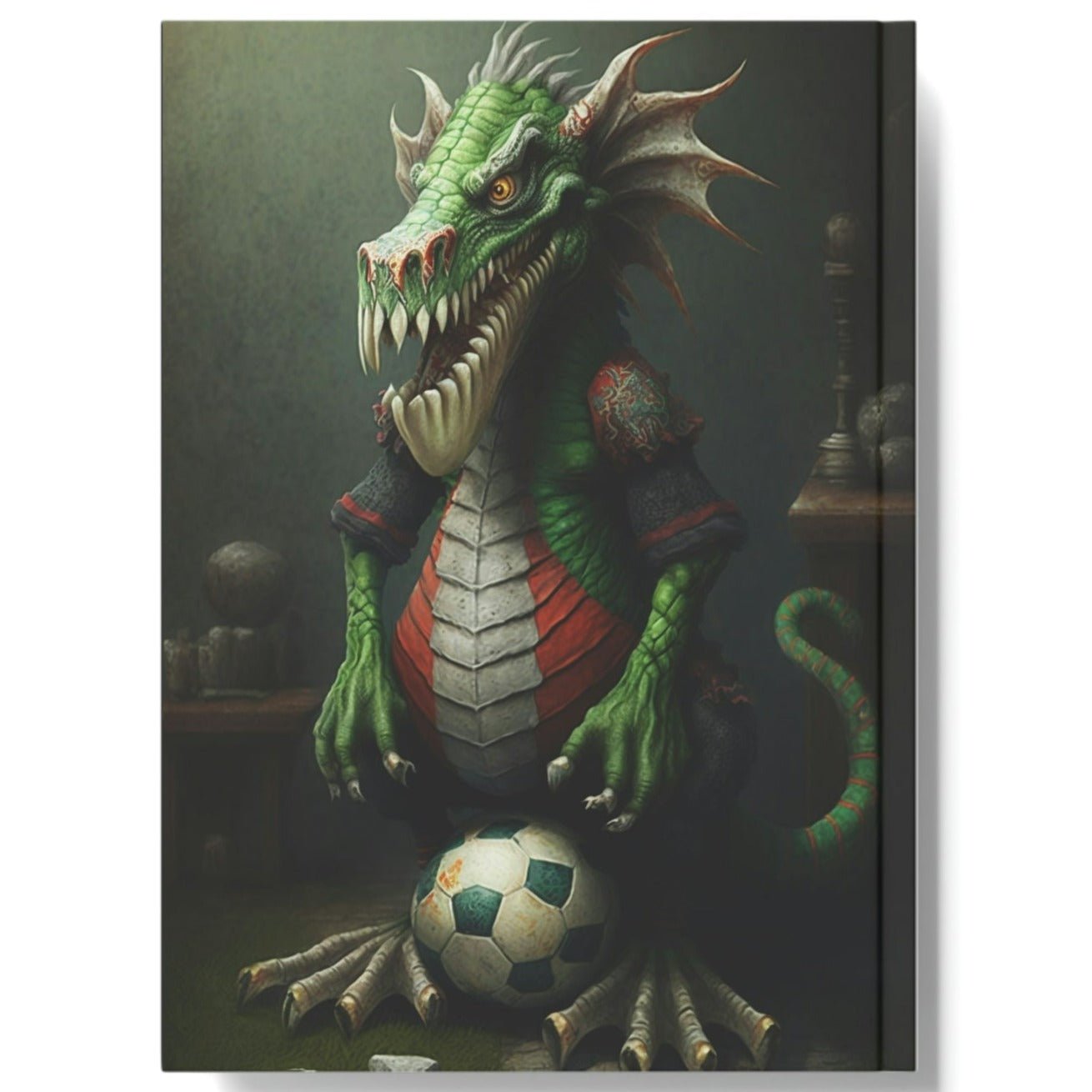 Soccer Dragon Hard Backed Journal