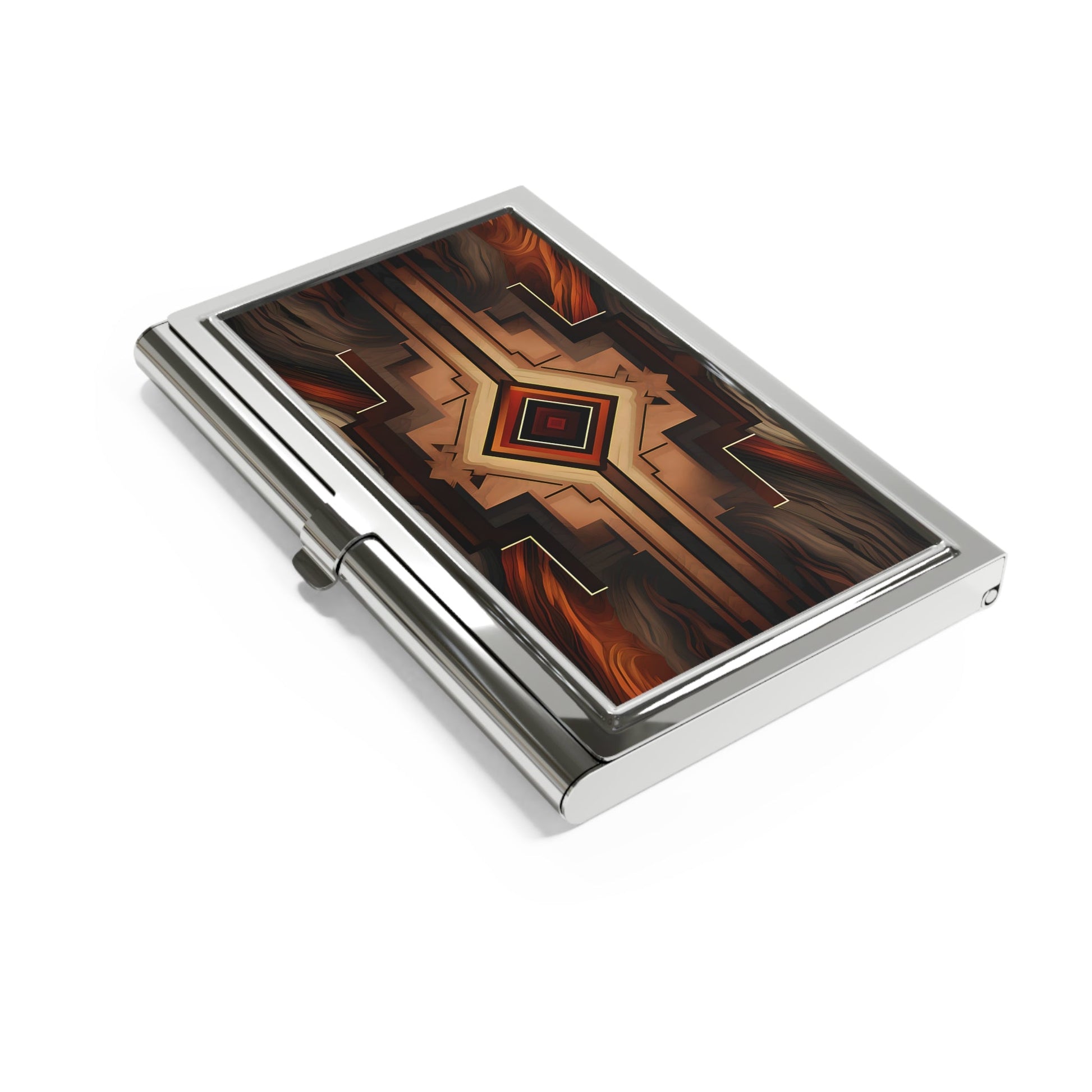 Southwest Earth-Tone Art Business Card Holder