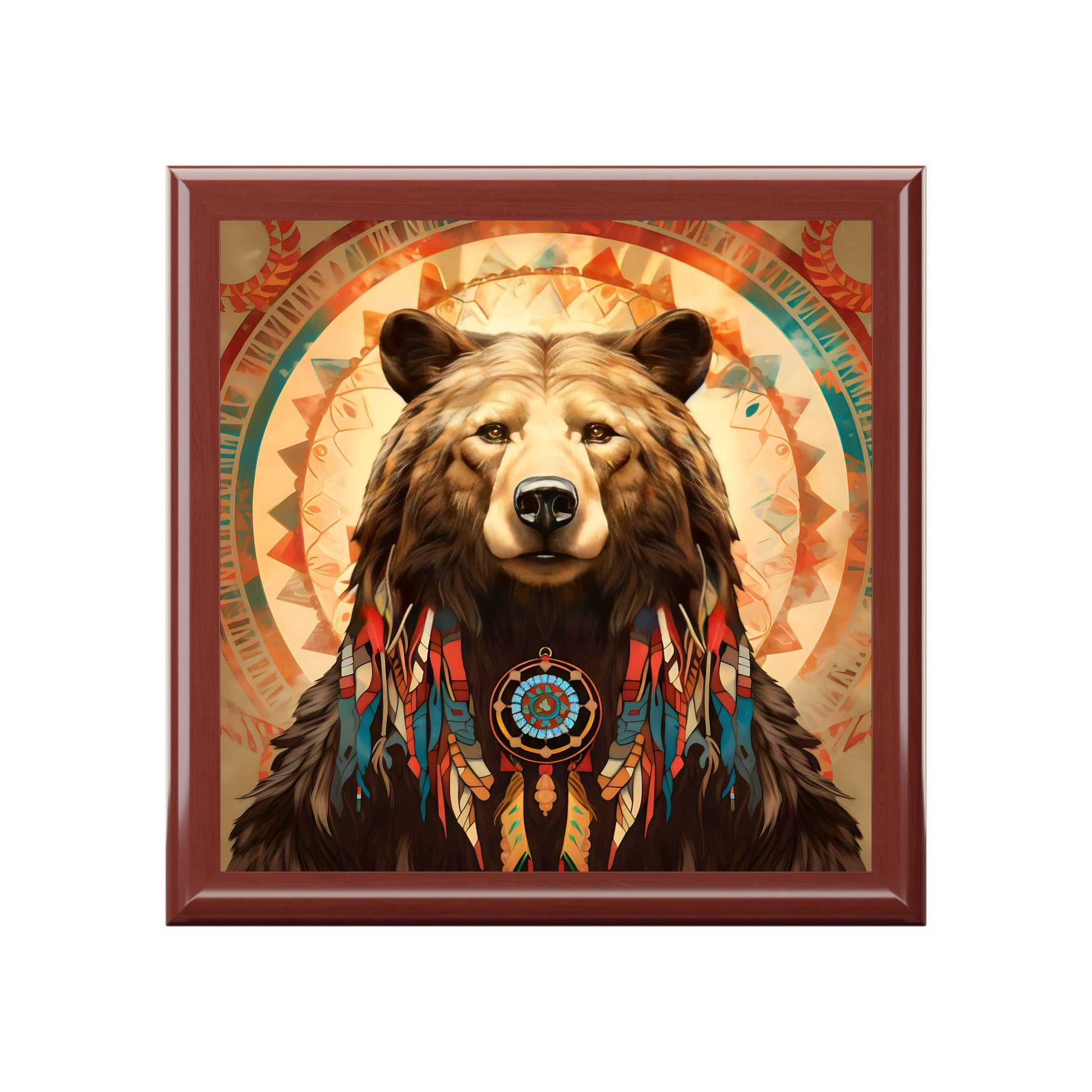 Spirit Bear Jewelry Keepsake Trinkets Box