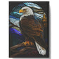 Stained Glass Bald Eagle Hard Backed Journal