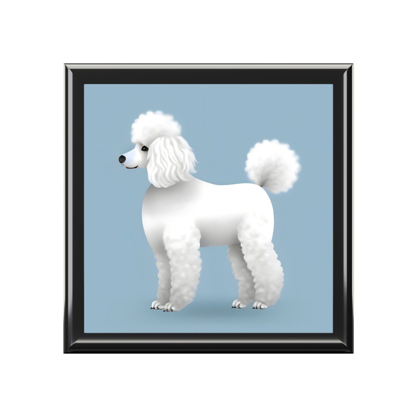 Standard Poodle Jewelry Keepsake Box